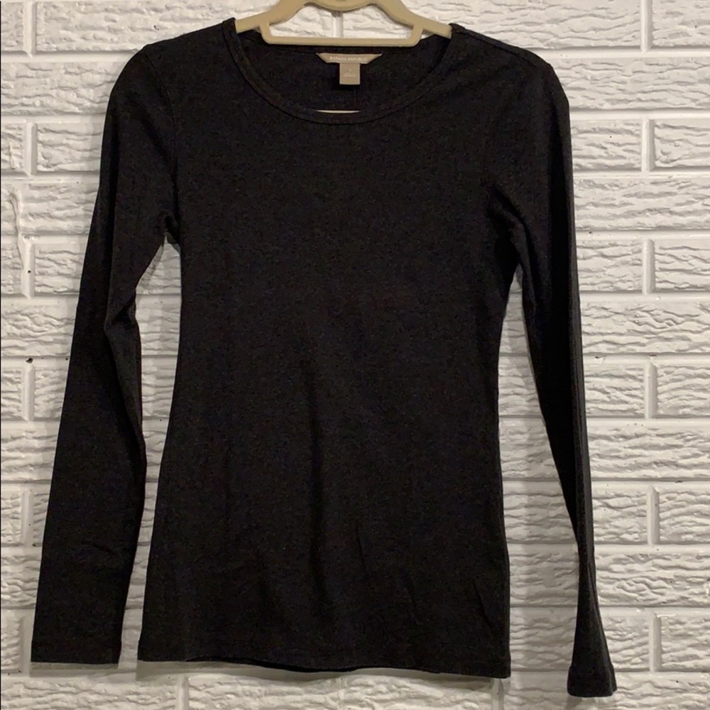 Size S Charcoal gray top from Banana Republic